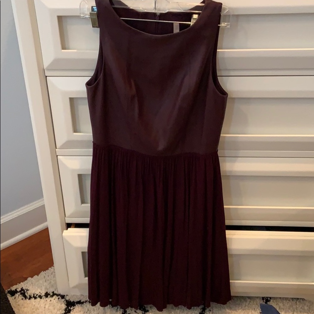 Leather dress
